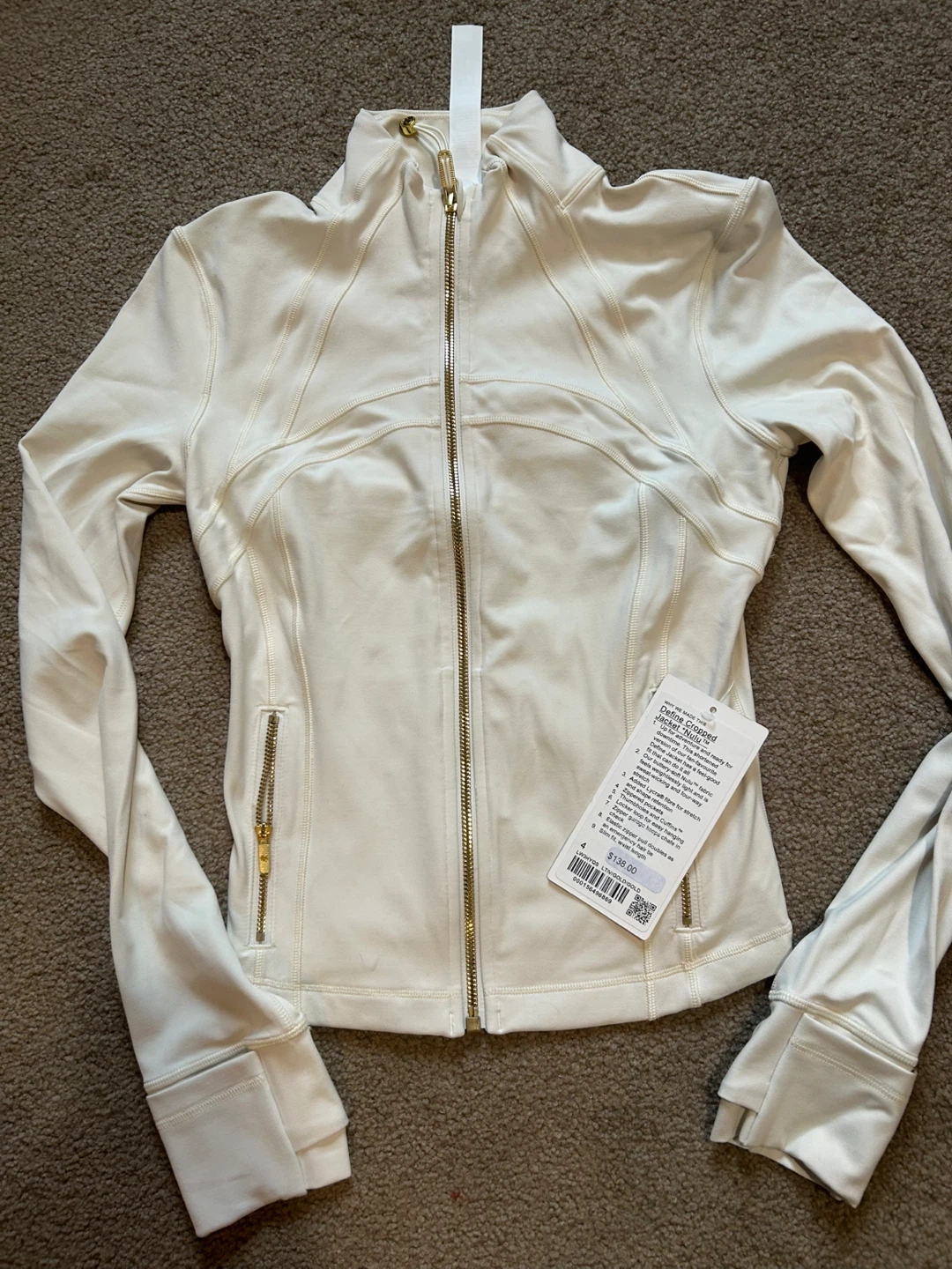 Lululemon Define Cropped Jacket Nulu