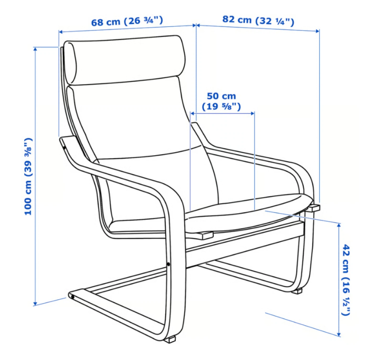 IKEA POÄNG Armchair - photo 3