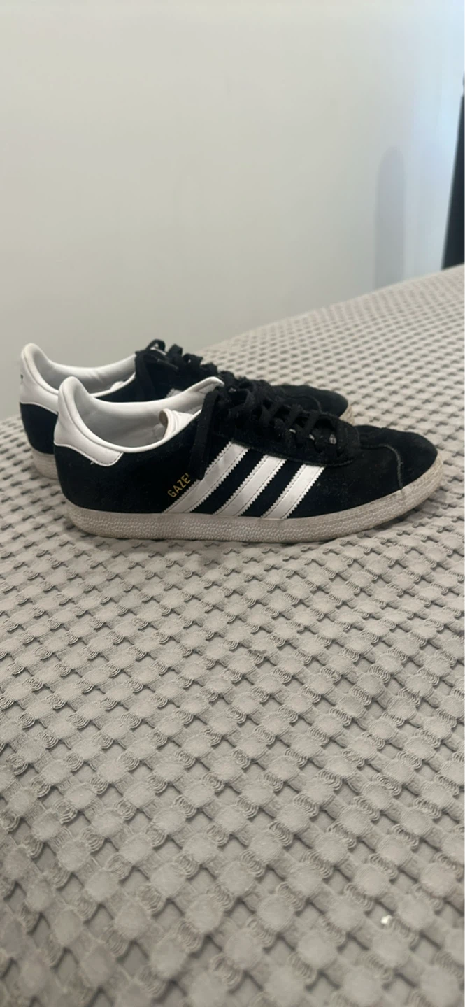 Adidas Gazelle Black White Sneakers