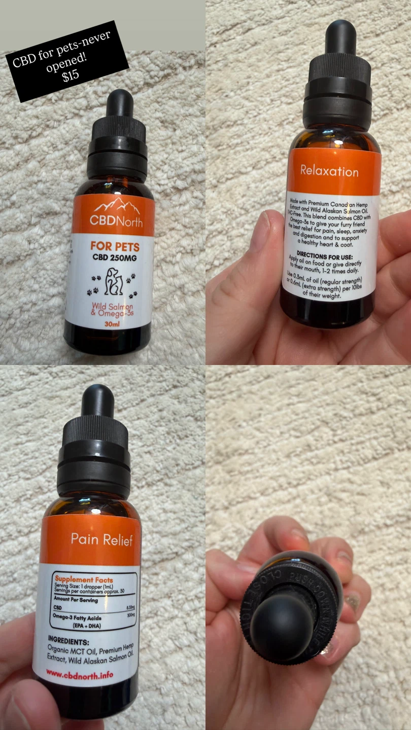 CBDNorth For Pets CBD 250MG Wild Salmon Oil 30ml