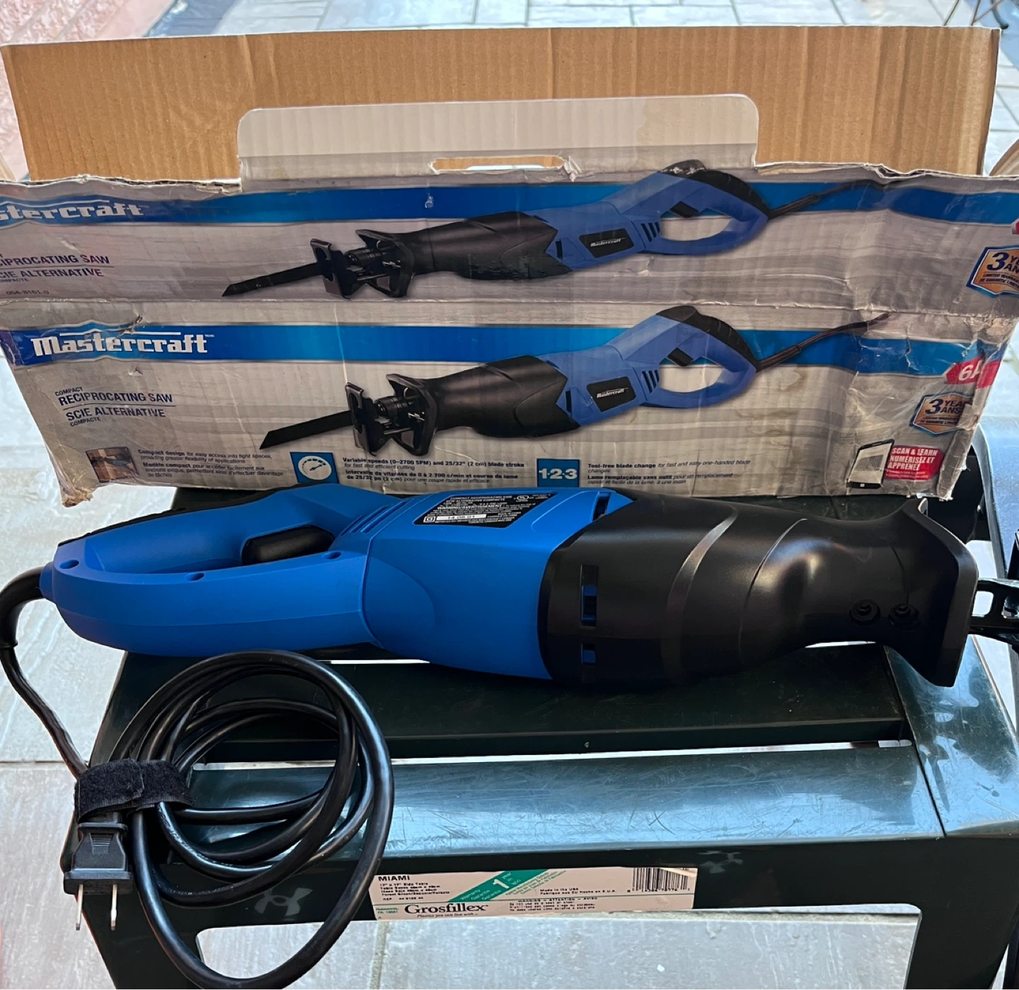 Mastercraft 6A Compact Reciprocating Saw