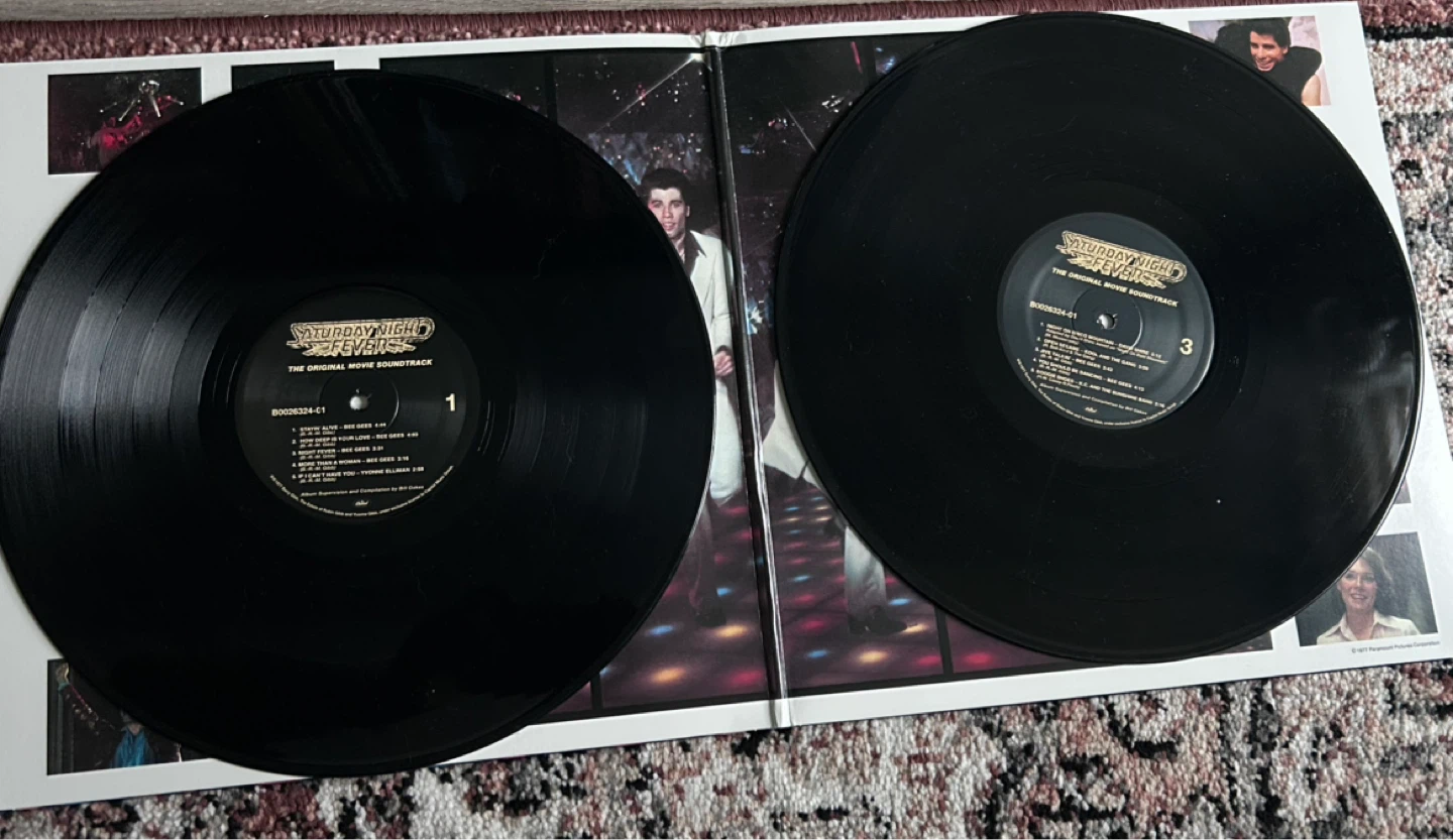 Saturday Night Fever The Original Movie Soundtrack Vinyl Record - photo 4