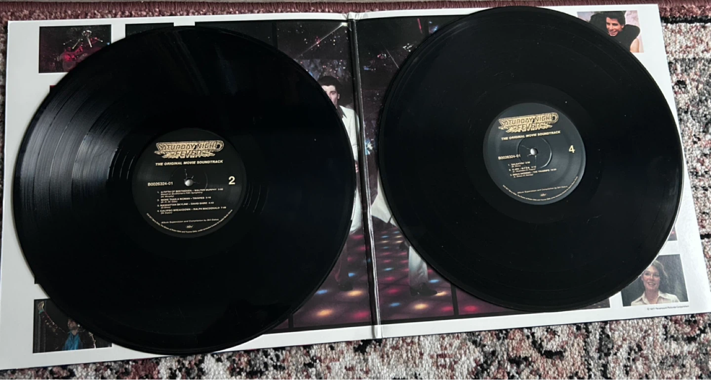 Saturday Night Fever The Original Movie Soundtrack Vinyl Record - photo 5