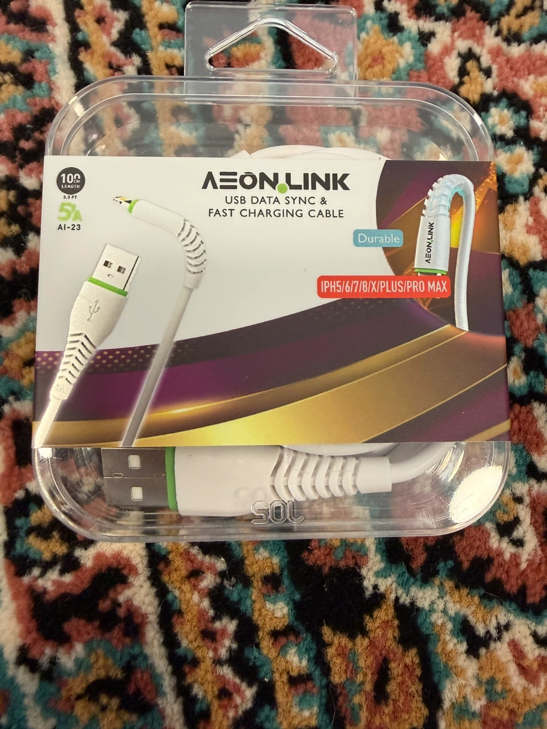 Aeon Link USB Data Sync & Fast Charging Cable - photo 3