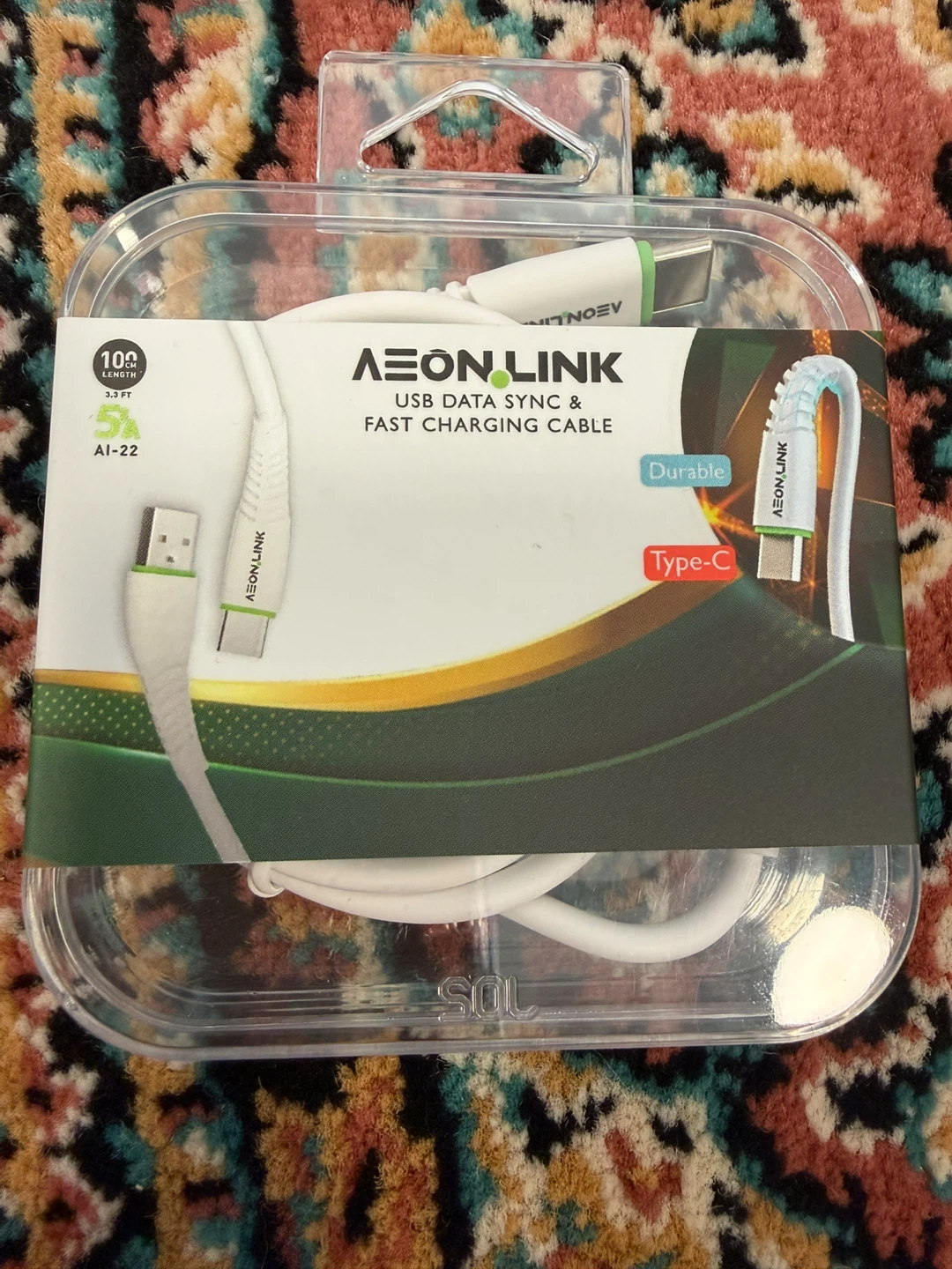 Aeon Link USB Data Sync & Fast Charging Cable