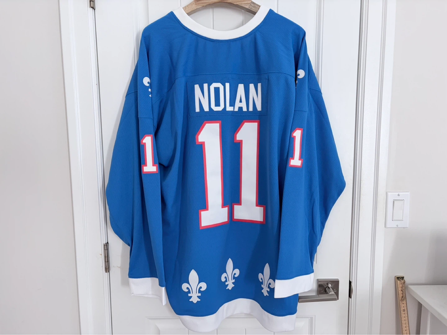 BNWT Authentic Nordiques Owen Nolan Mitchell & Ness Jersey 3XL