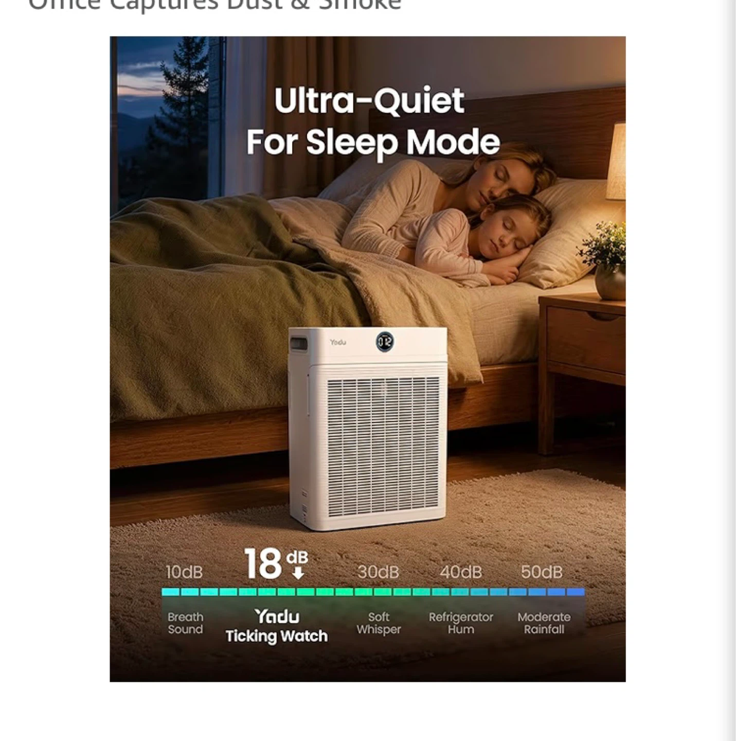 YADU Air Purifier H13 HEPA WiFi Control - photo 5