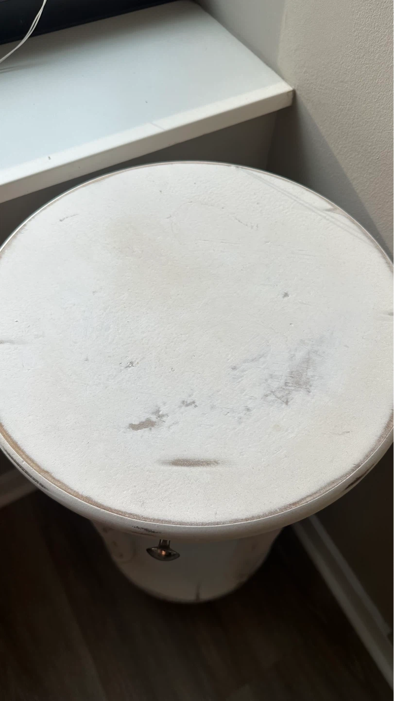 Wood Side Table / End Table with Small Drawer - photo 2