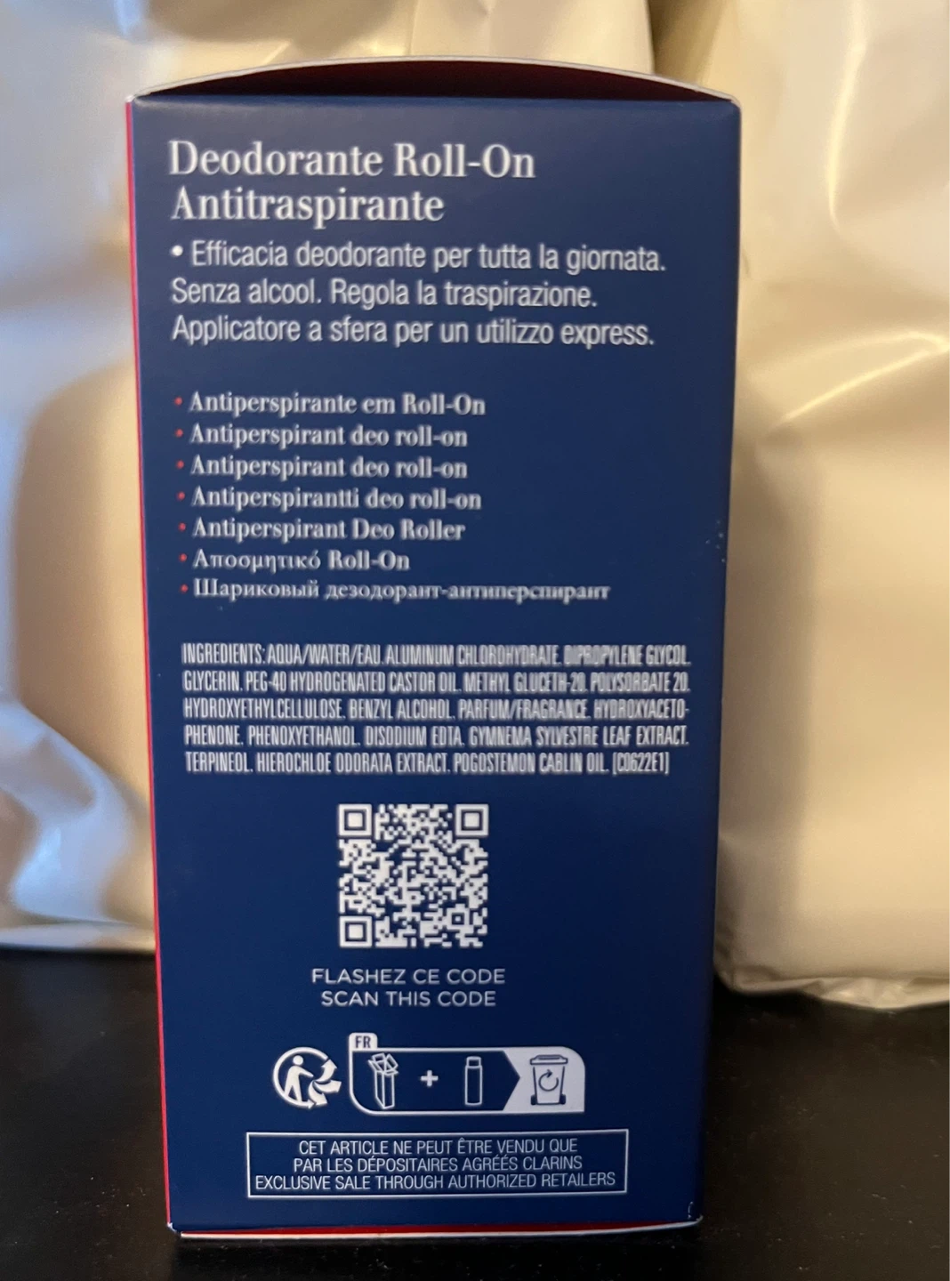 ClarinsMen Roll-On Anti-Perspirant Deodorant 50 mL - photo 3
