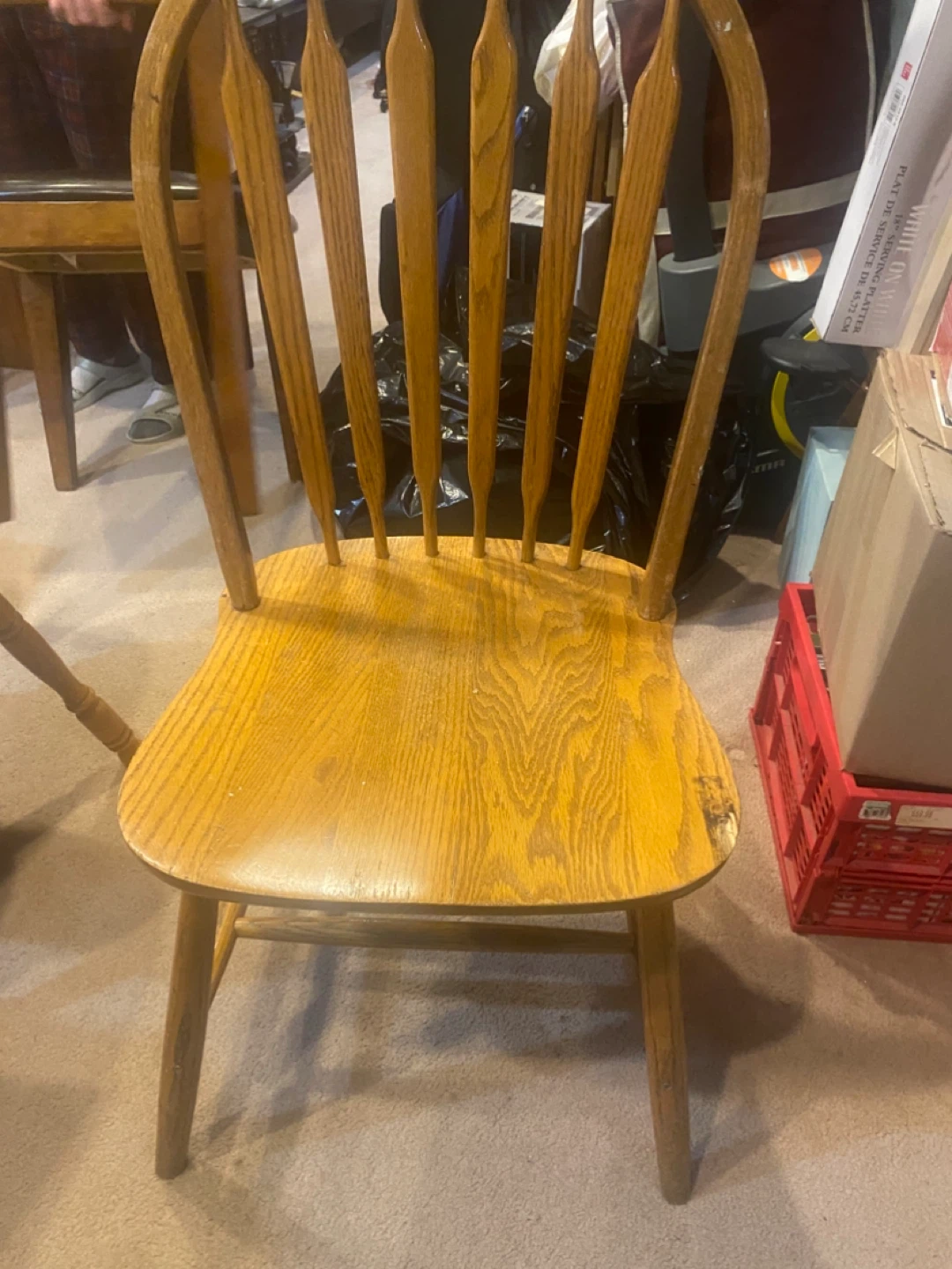 Wooden Windback Dining Chair - photo 2