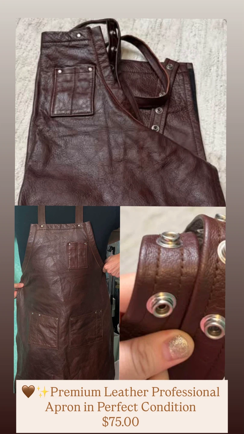 Premium Leather Professional Apron