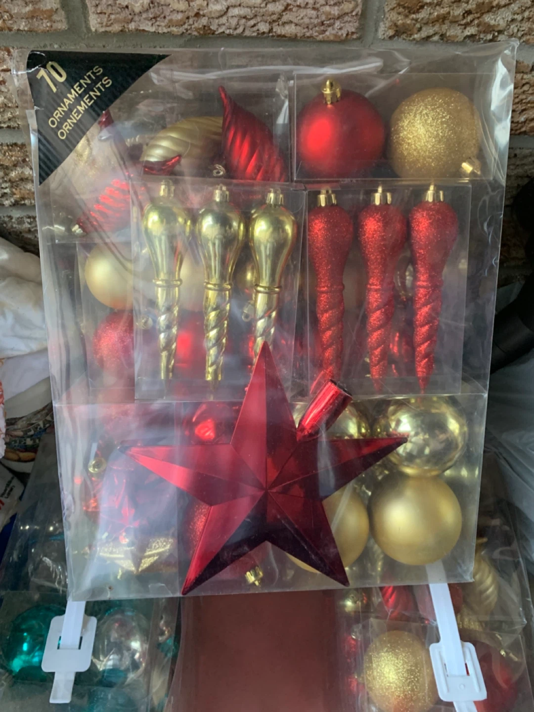 70 pieces Christmas ornaments, 3 sets.. new! - photo 3