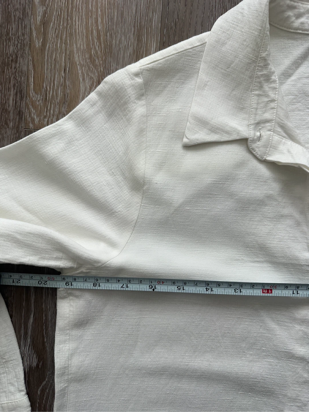 Alice + Olivia White Linen blend Shirt Dress - photo 5