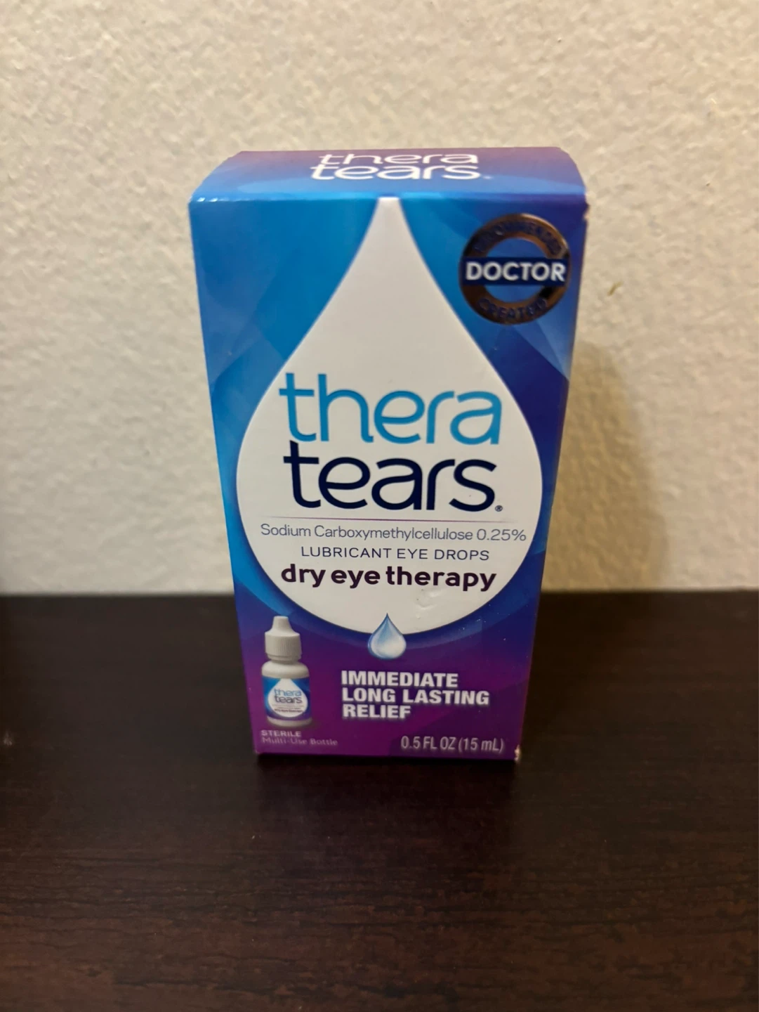 NEW-TheraTears Lubricant Eye Drops Dry Eye Therapy 0.5 fl oz