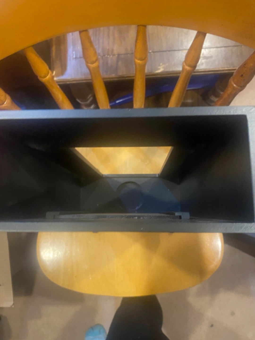 Black decorative candle holder - photo 2