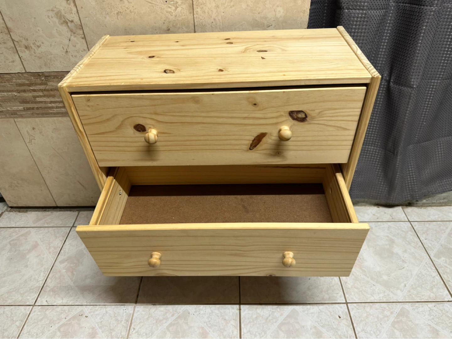 🪵 IKEA’s Natural Wood 3‑Drawer Dresser / Nightstand - photo 4