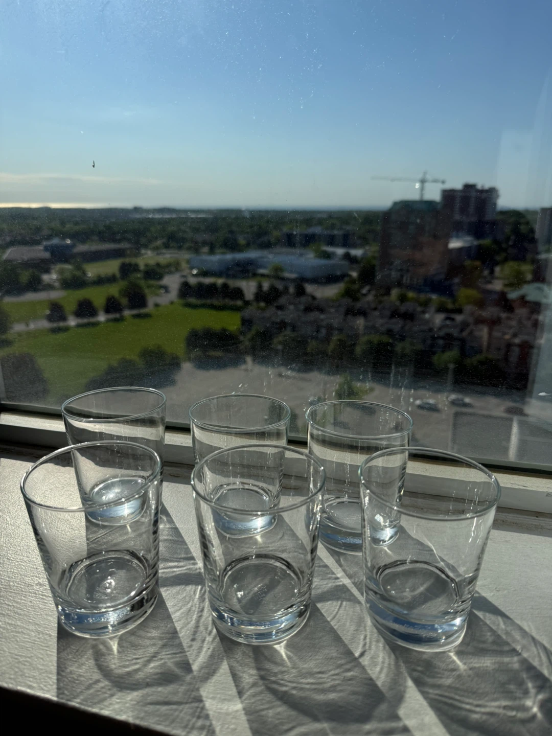 Set of 6 IKEA Clear Drinking Glasses – Used but Like New! - photo 2