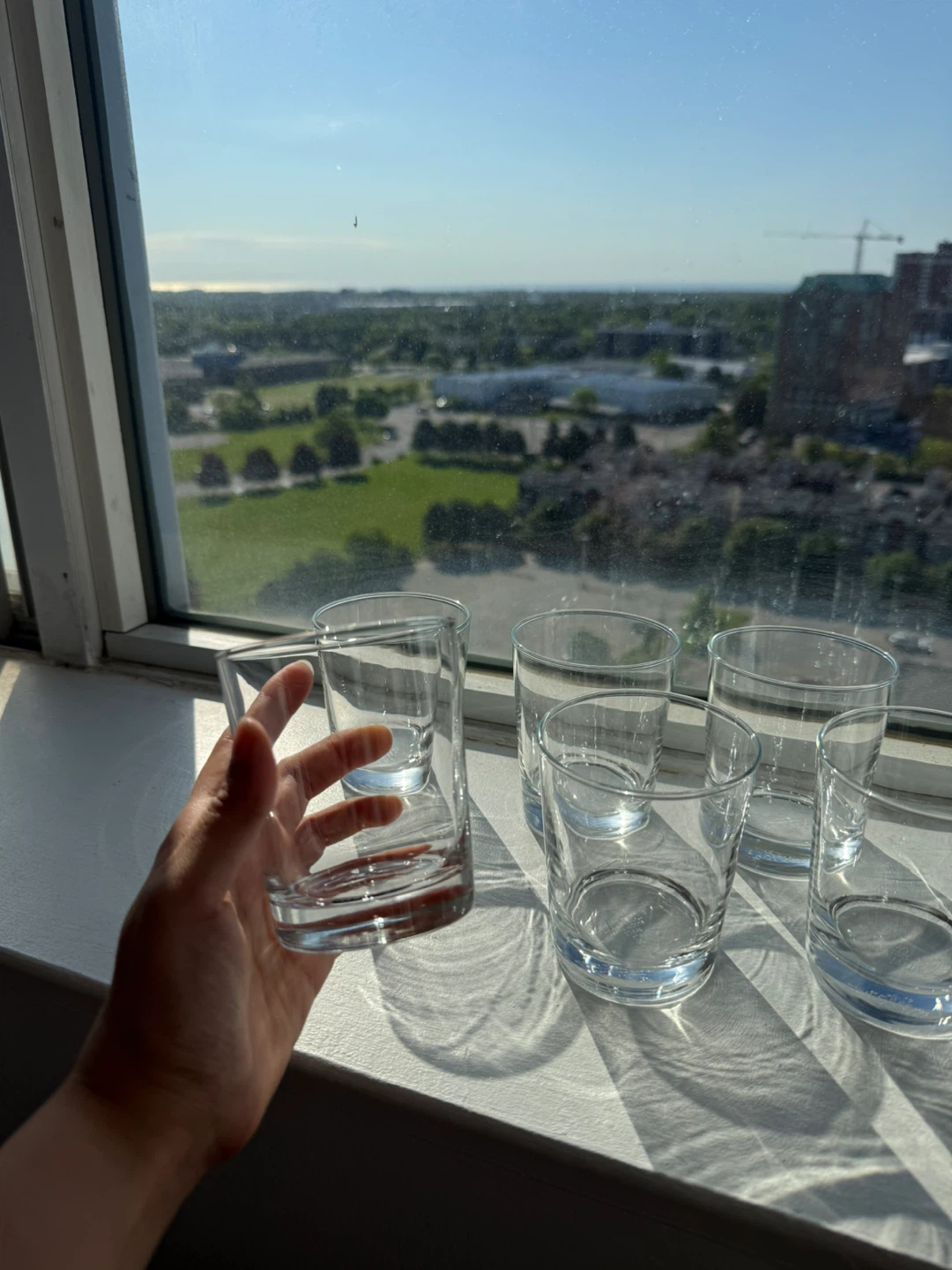 Set of 6 IKEA Clear Drinking Glasses – Used but Like New! - photo 3