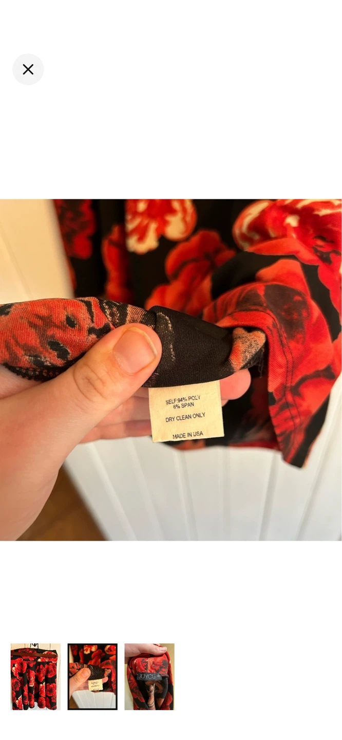 Joyce Floral Print Skirt Size M - photo 2