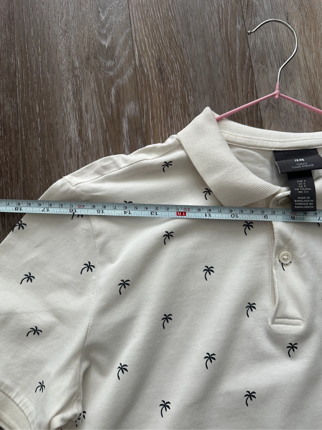 H&M Slim Fit Palm Tree Polo Shirt - photo 5