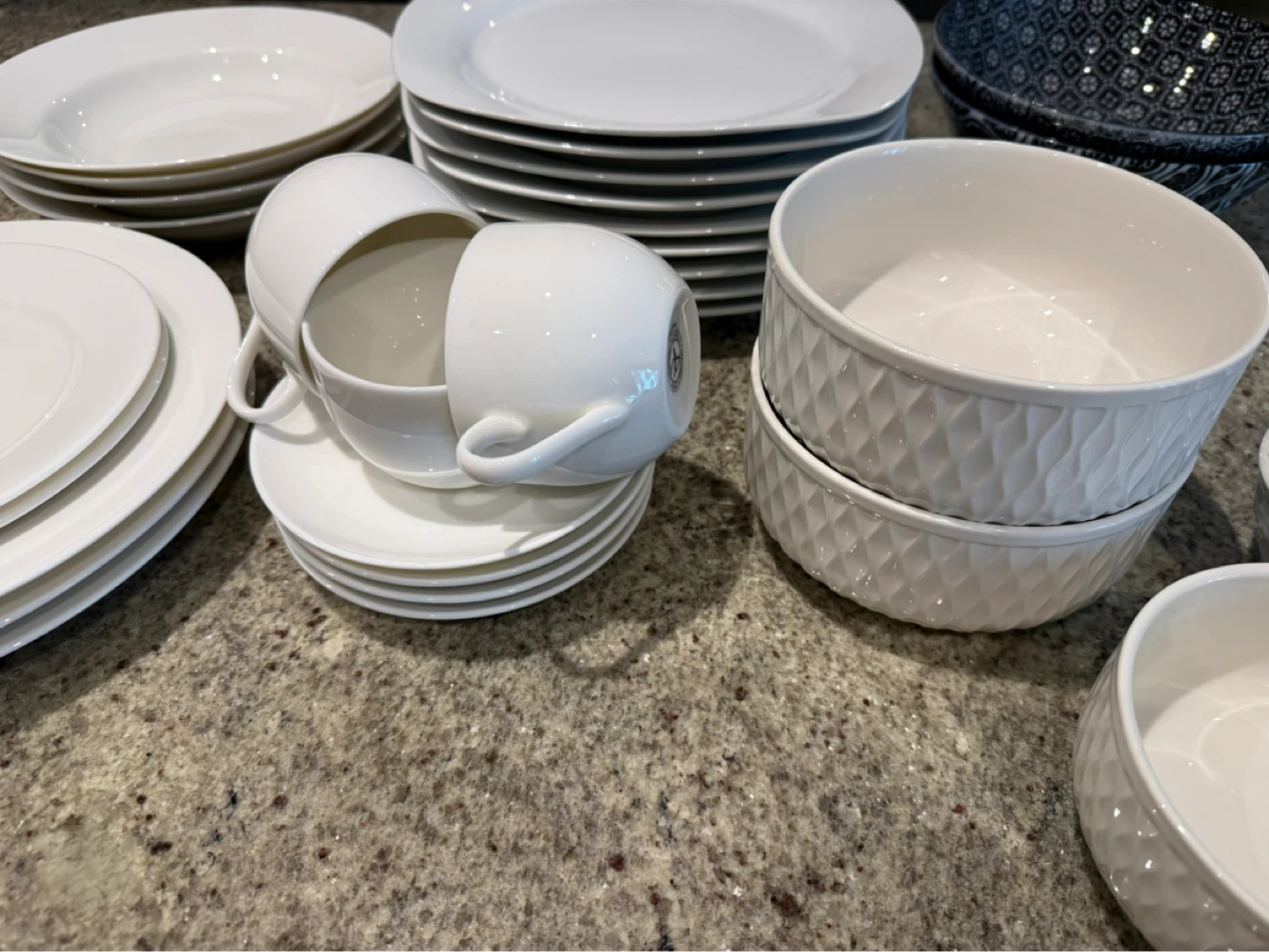 White Porcelain Dinnerware - Plates, Bowls, Cups - photo 3