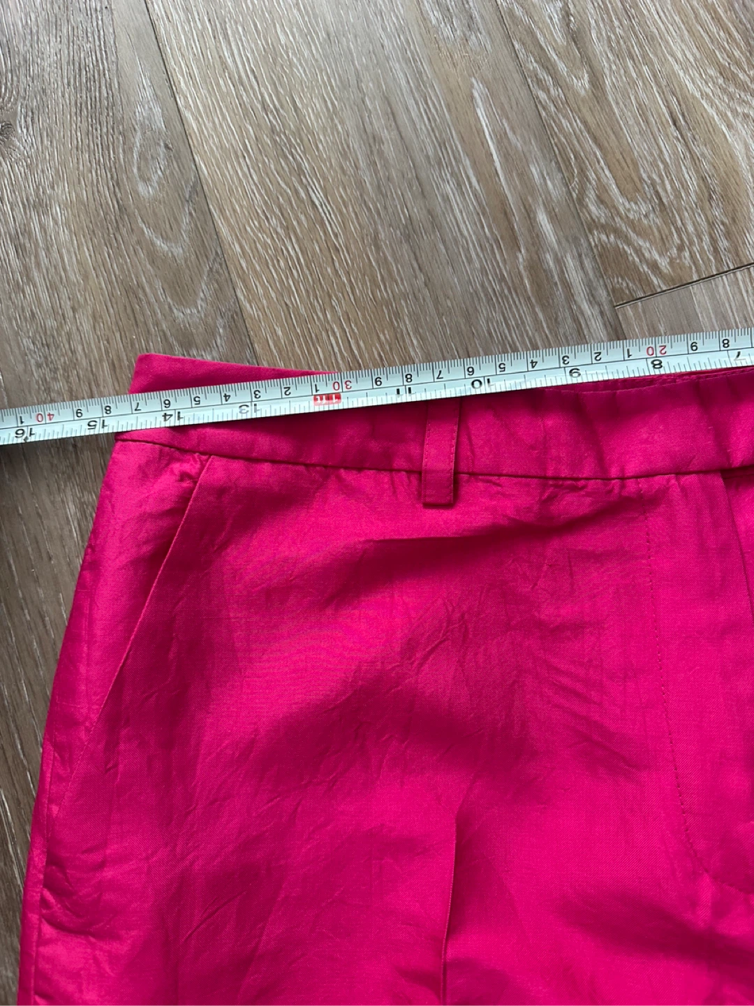 Vintage Ann Taylor Petite Silk Pants - Hot Pink - photo 4