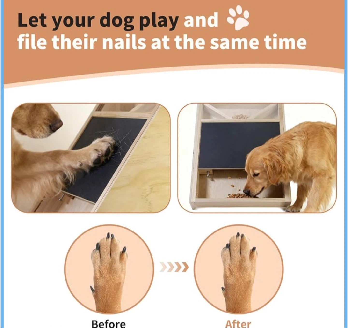 Dog scratch board and Treat Dispenser - photo 2