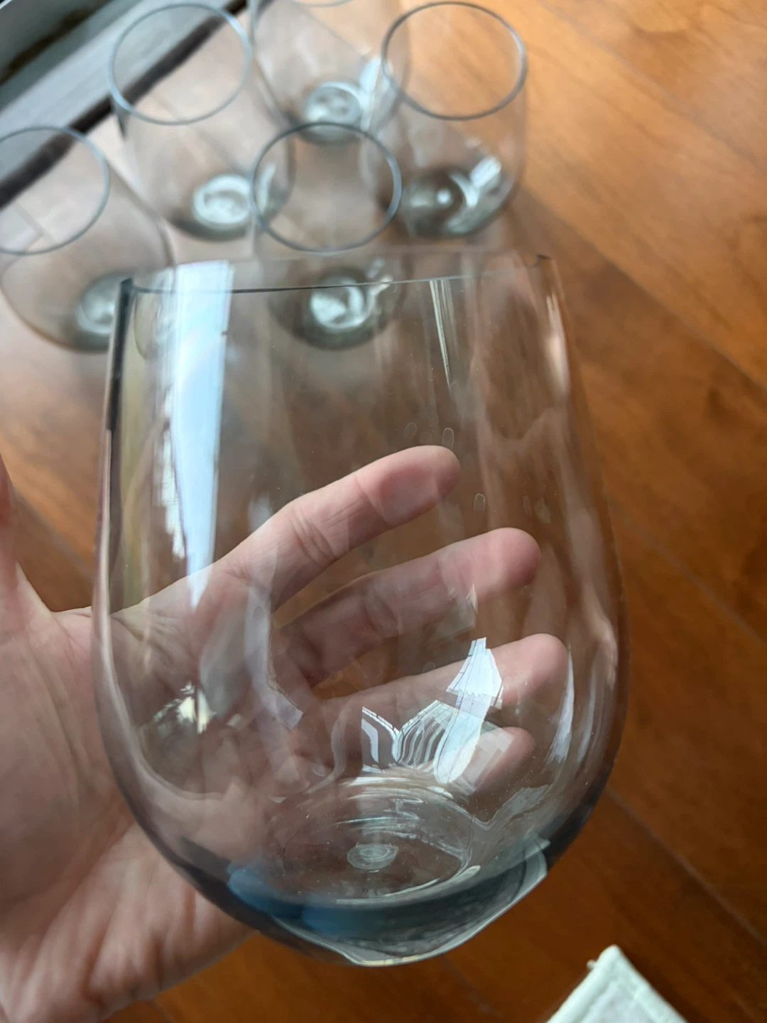 6 Stemless Outdoor Wine Glasses - photo 2