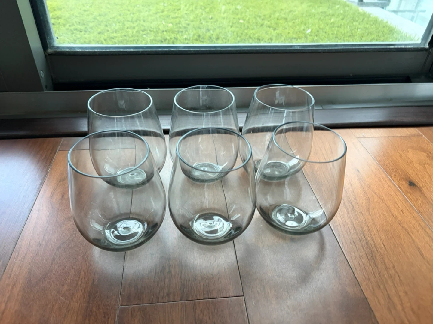 6 Stemless Outdoor Wine Glasses