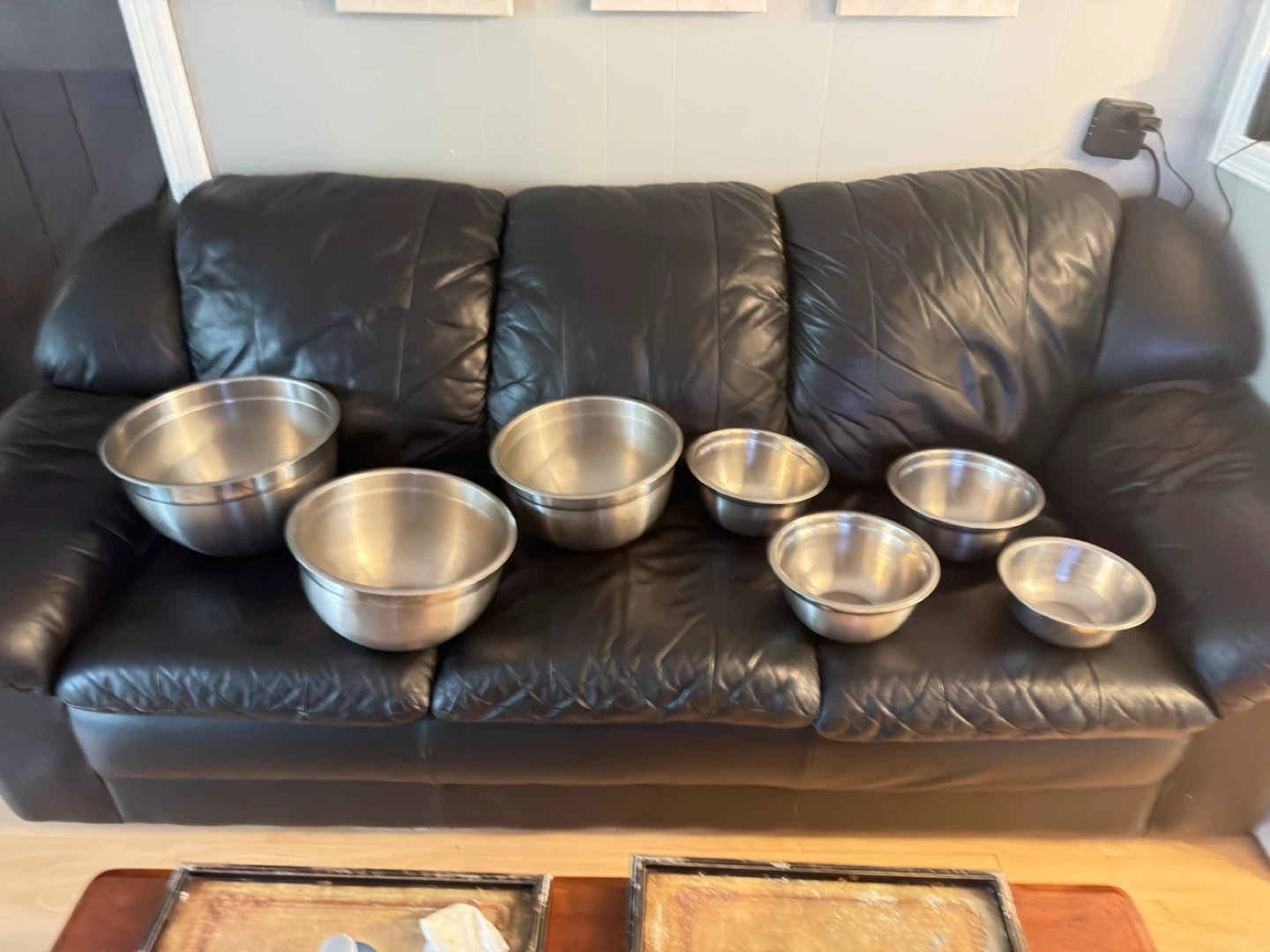 Set of 7 Stainless Steel Mixing Bowls