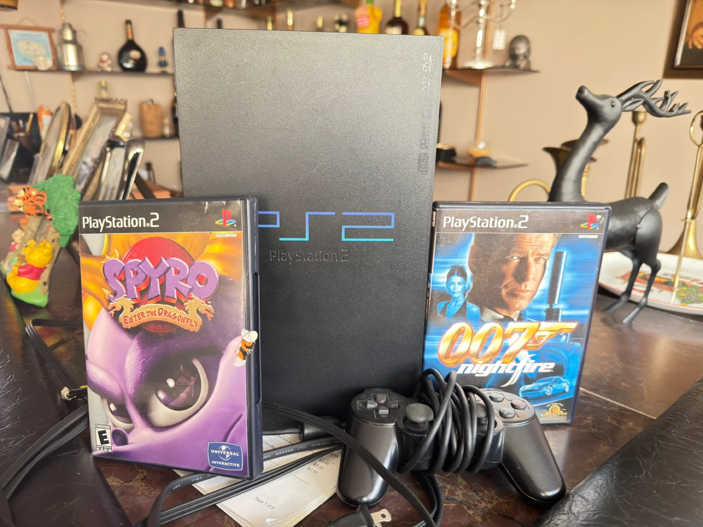 Sony PlayStation 2 Console Bundle with Games and Controller
