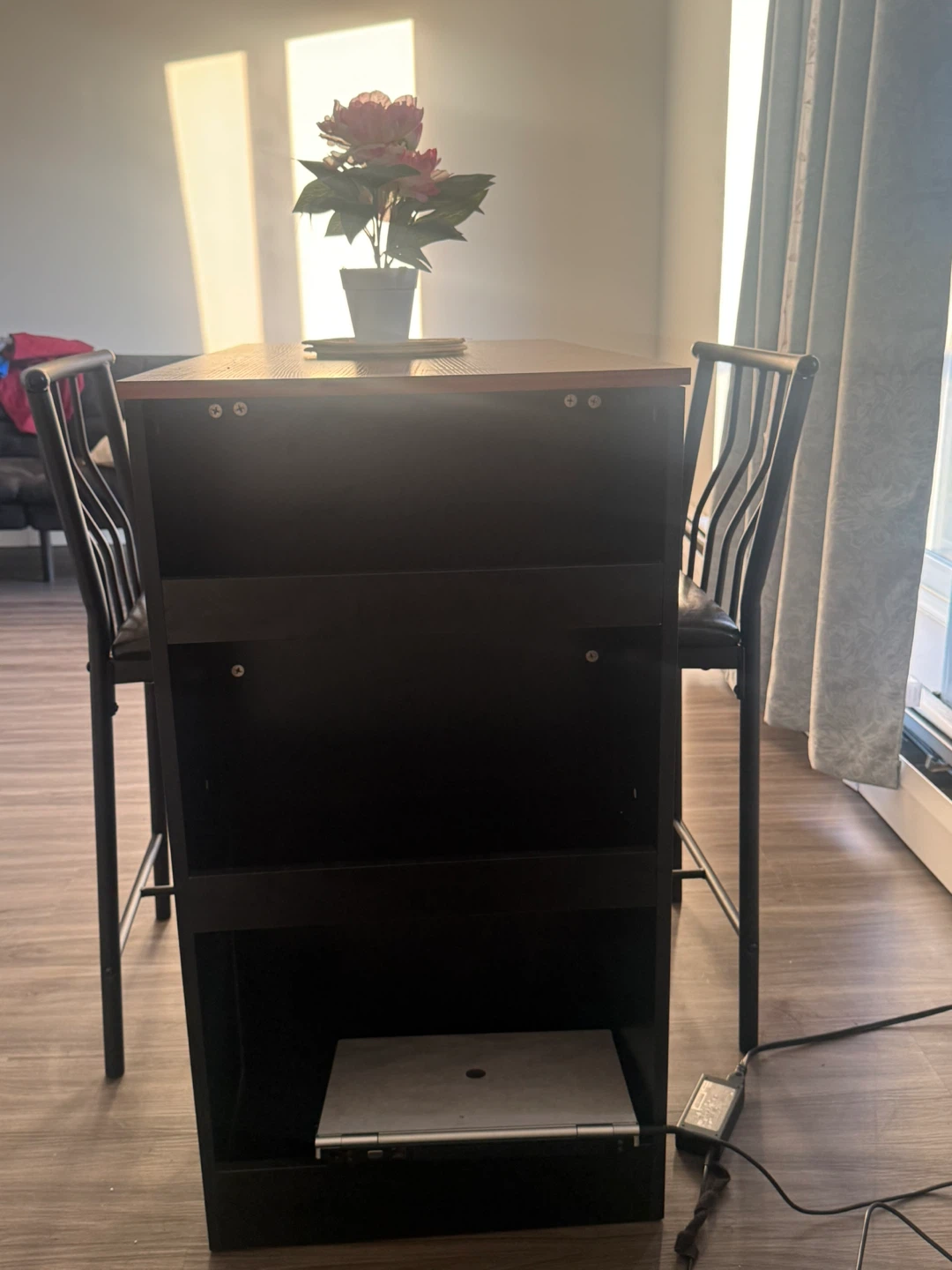 Bar Table and 2 Chairs Set