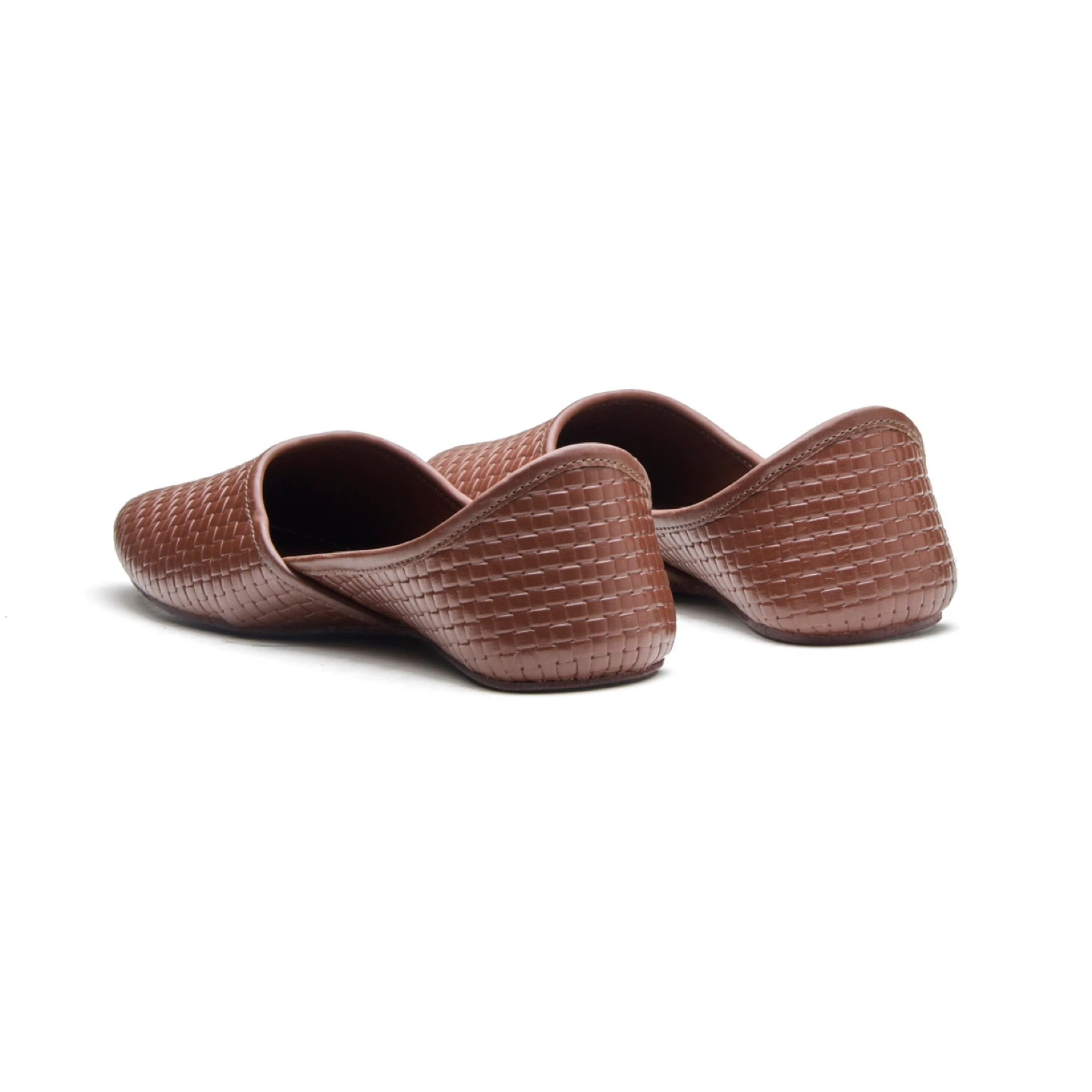 Allonsi Women's Brown Woven Ballet Flats - photo 3