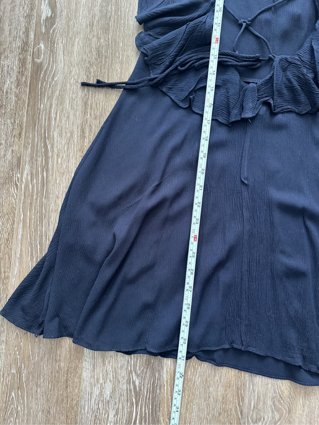 Trendyol Navy Blue Ruffle Detail Mini Dress - photo 3
