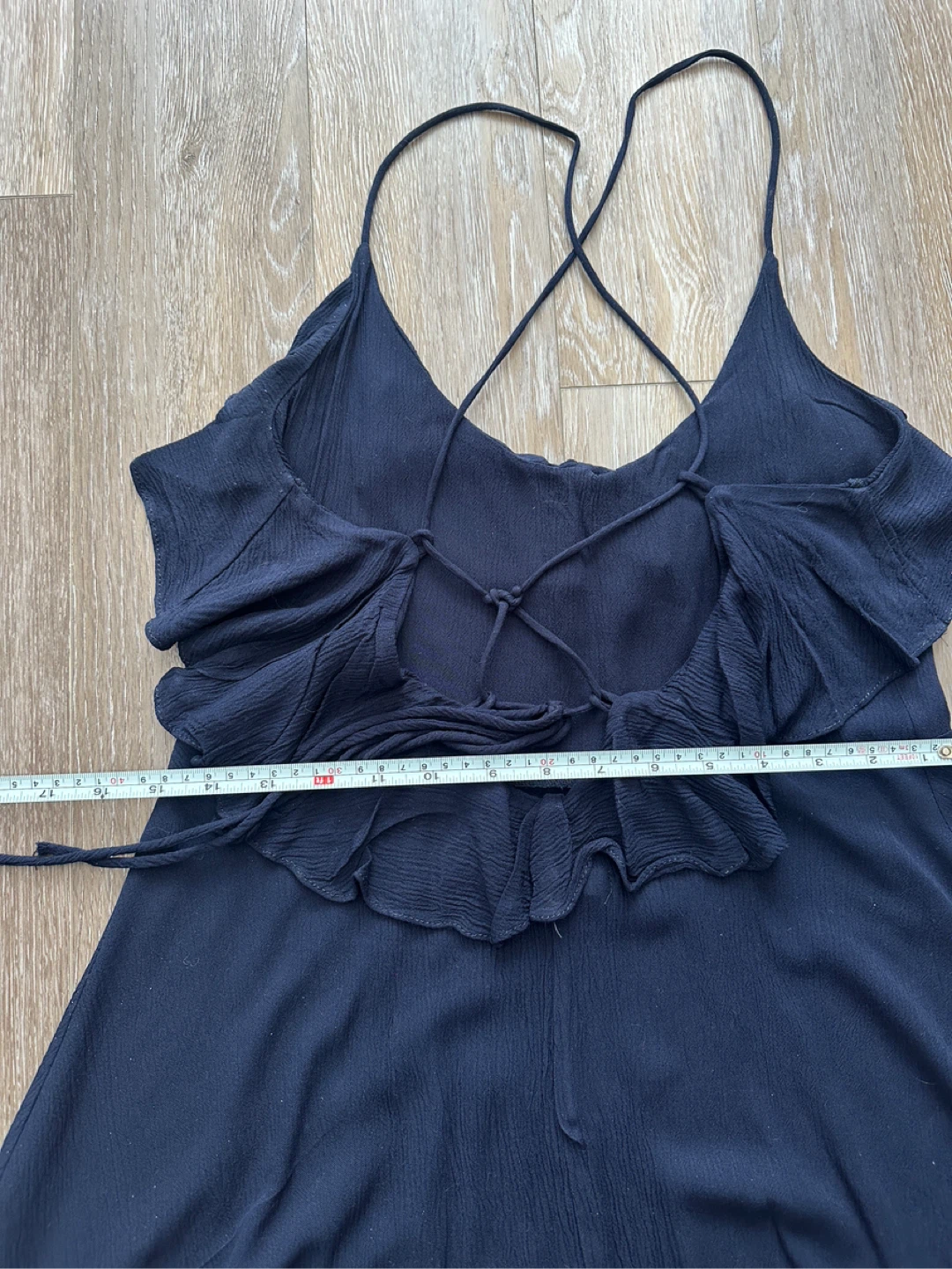 Trendyol Navy Blue Ruffle Detail Mini Dress - photo 5