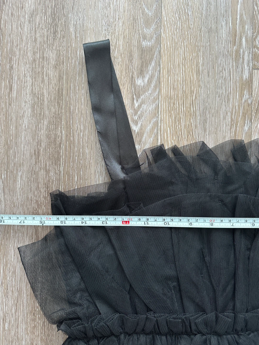 Urban Heritage - Black Tulle Tiered Mini Dress - photo 3