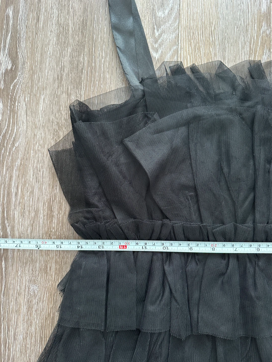 Urban Heritage - Black Tulle Tiered Mini Dress - photo 4