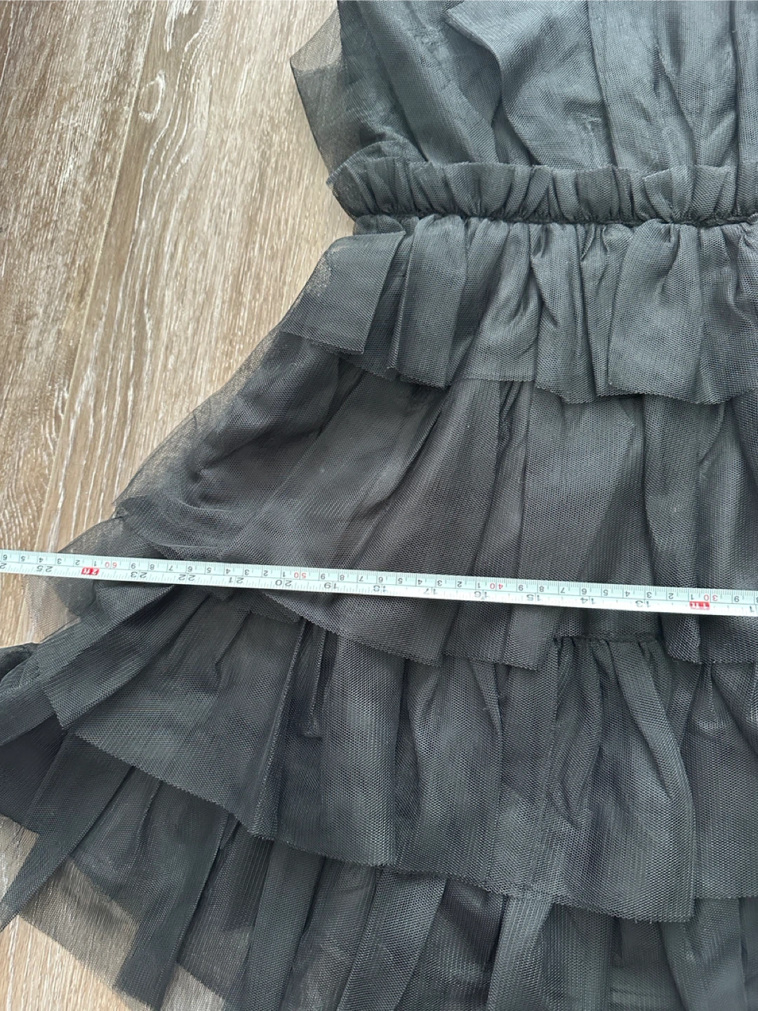 Urban Heritage - Black Tulle Tiered Mini Dress - photo 5