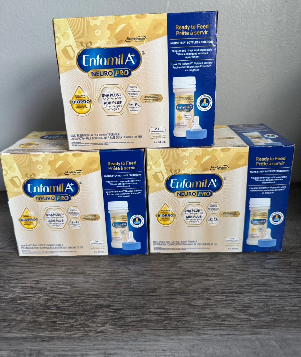 Enfamil A+ Neuro Pro Infant Formula (3 boxes)