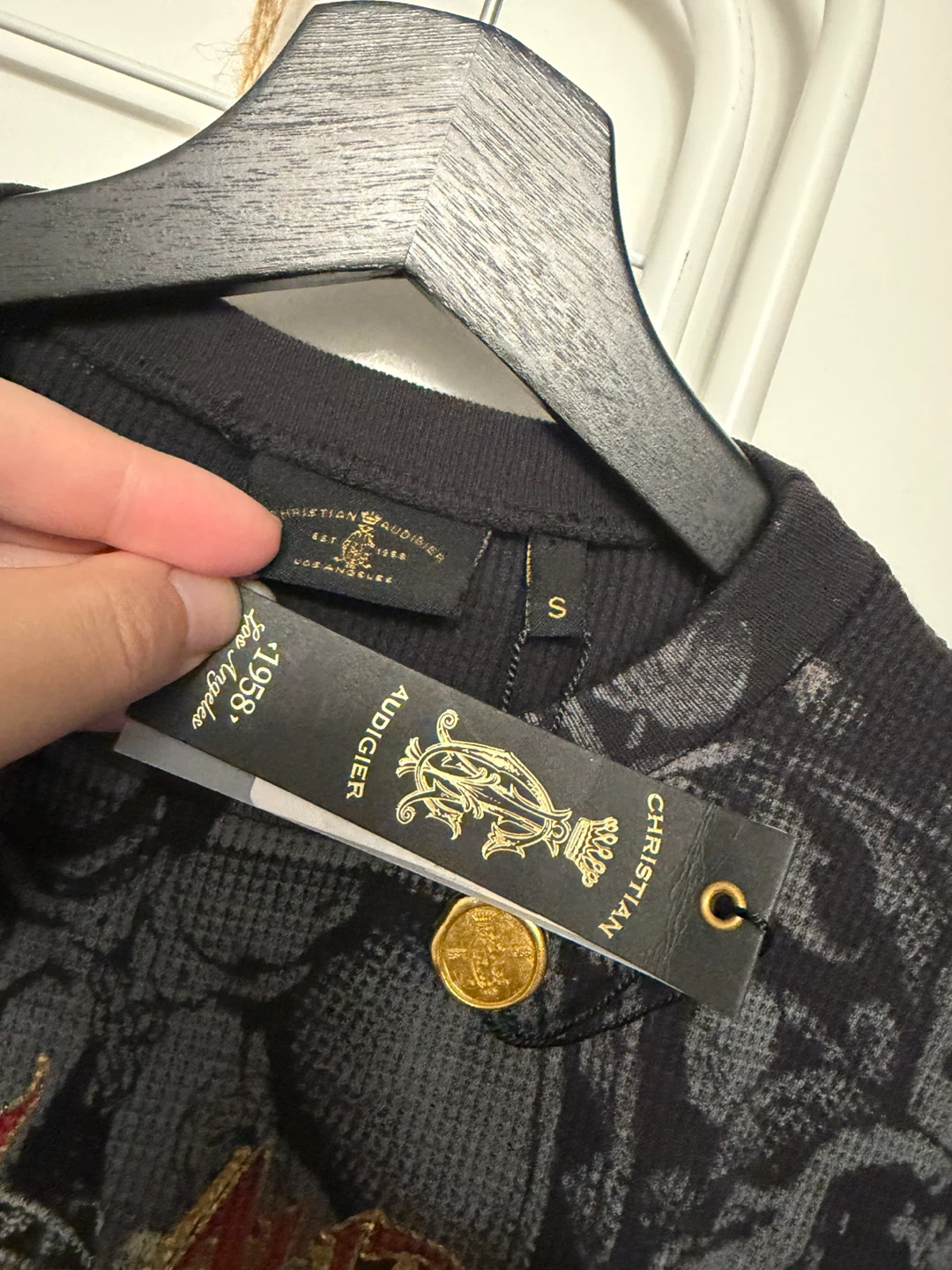 Christian Audigier Long Sleeve Shirt - Small - photo 3