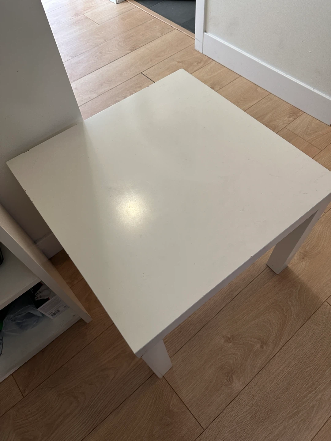 White side table