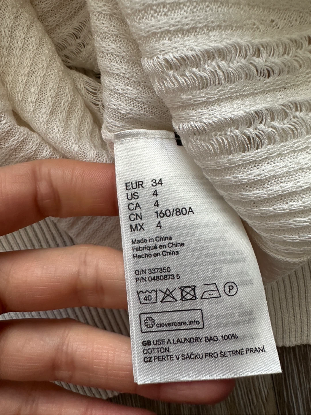 H&M 2017 Studio White Knit Ruffle Sweater - photo 5