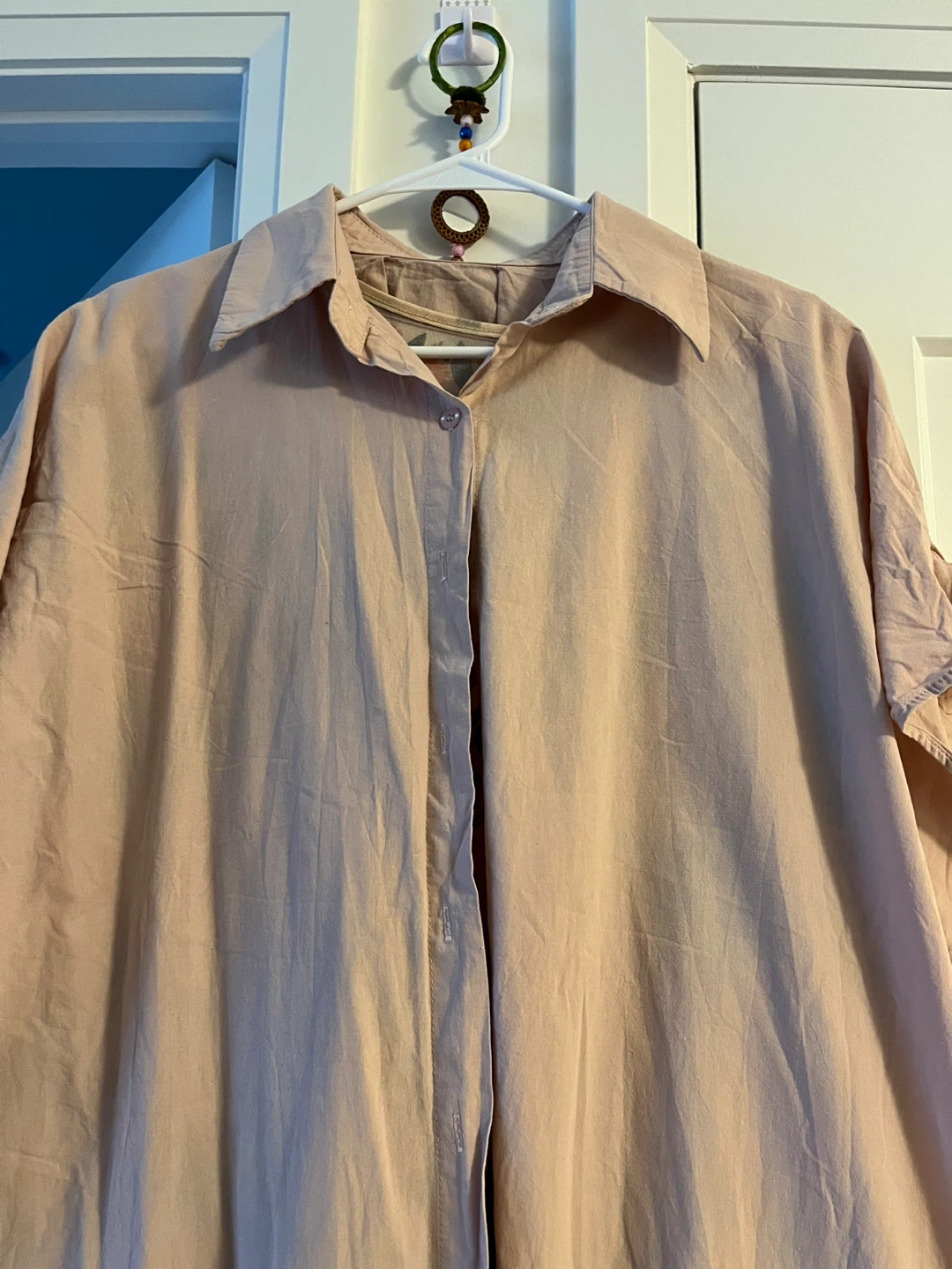 Pink Button-Up Midi Dress - photo 2