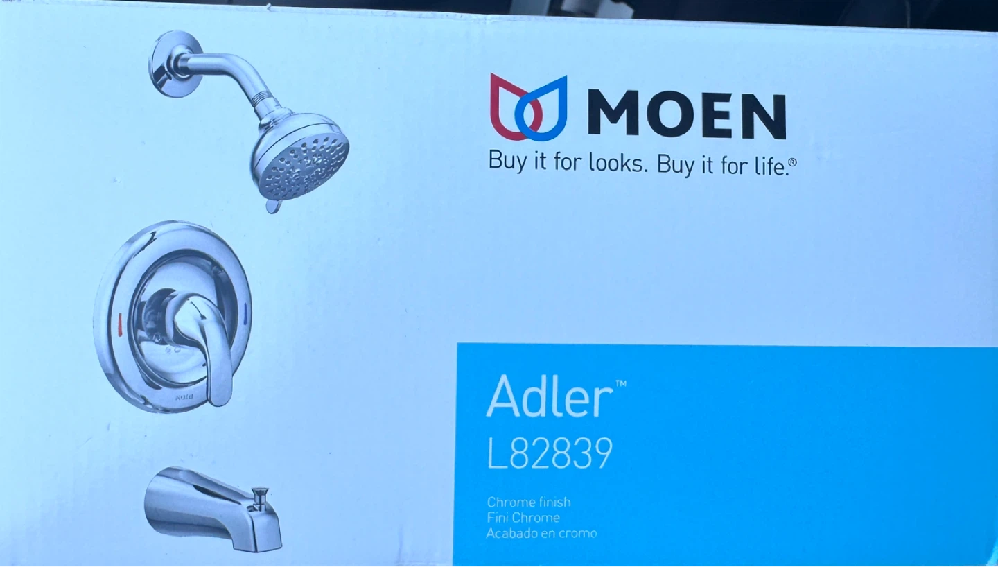 Moen Adler Tub and Shower Faucet L82839 Chrome
