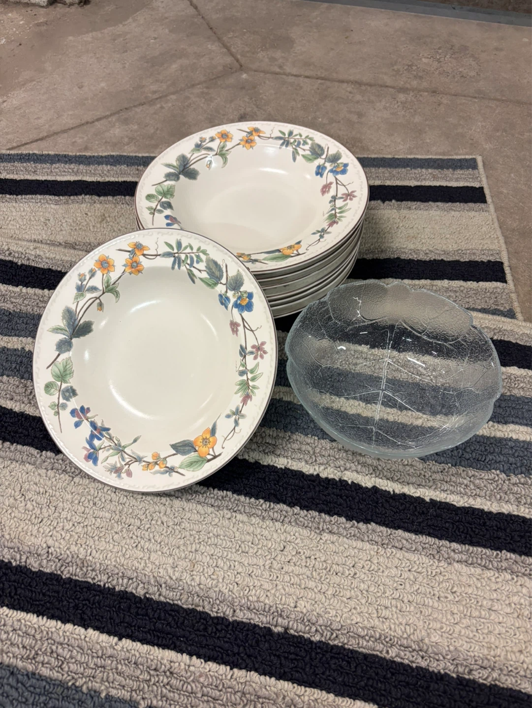 Mikasa Heritage Cabot Spring Tradition Bowls
