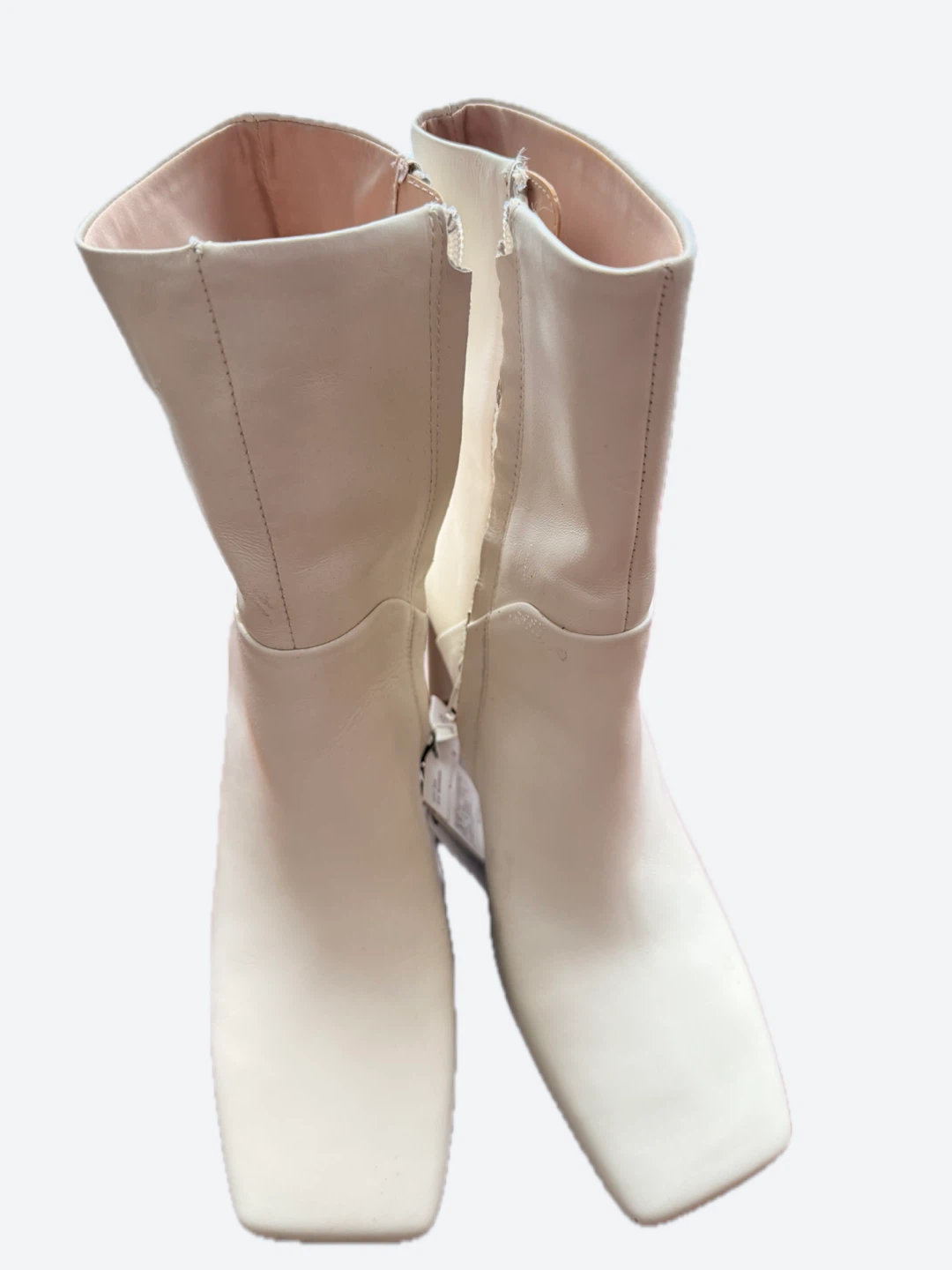 White Ankle Boots - photo 2