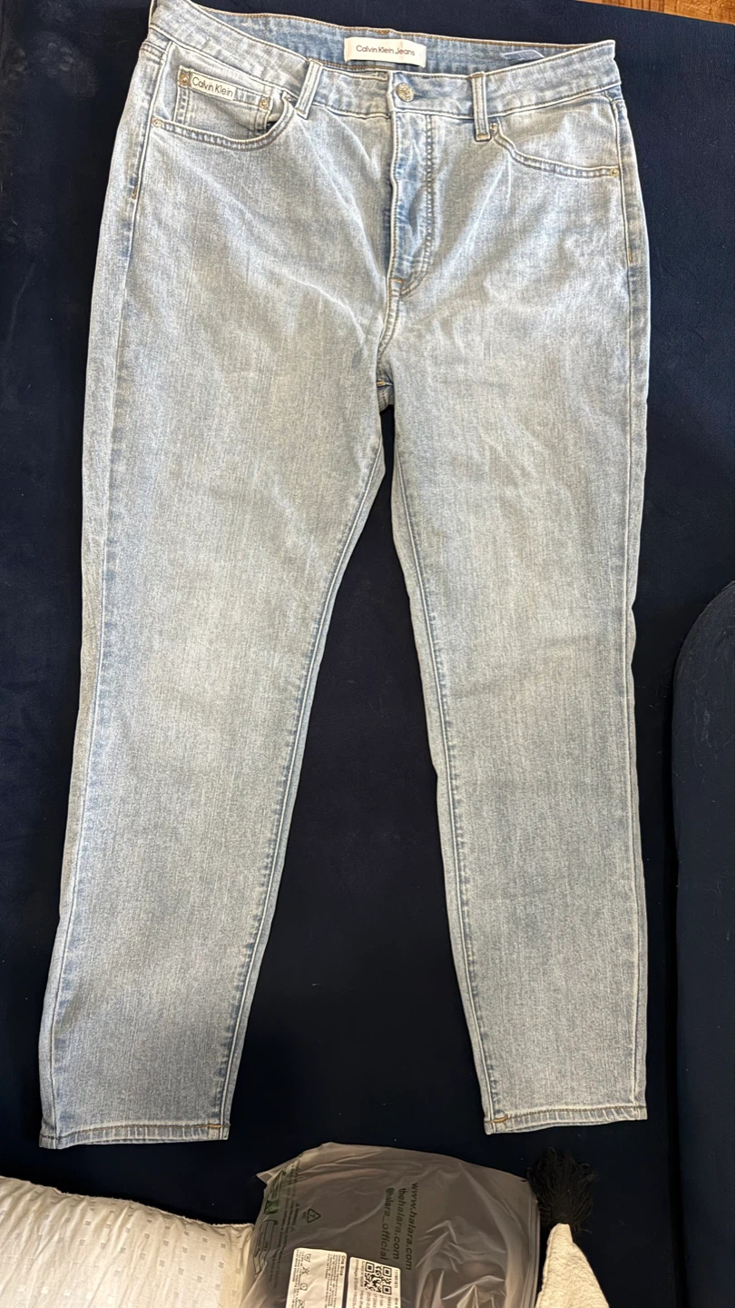 Calvin Klein Jeans High Rise Skinny Ankle Light Wash Denim Jeans - photo 3