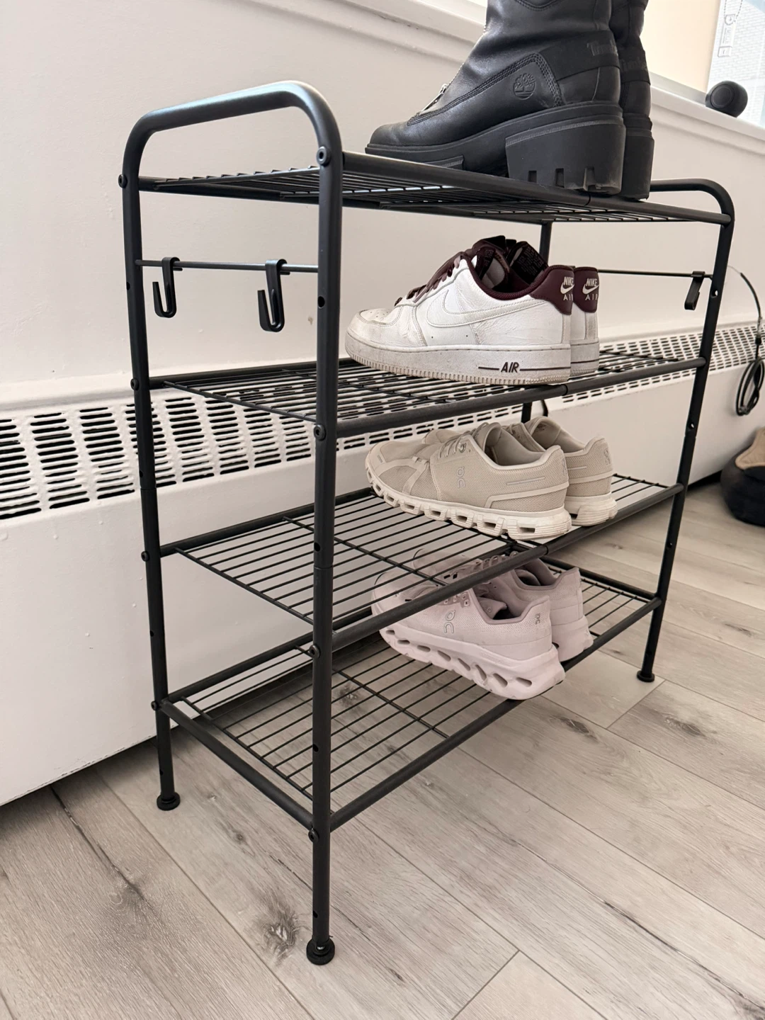 4-Tier Metal Shoe Rack - photo 3
