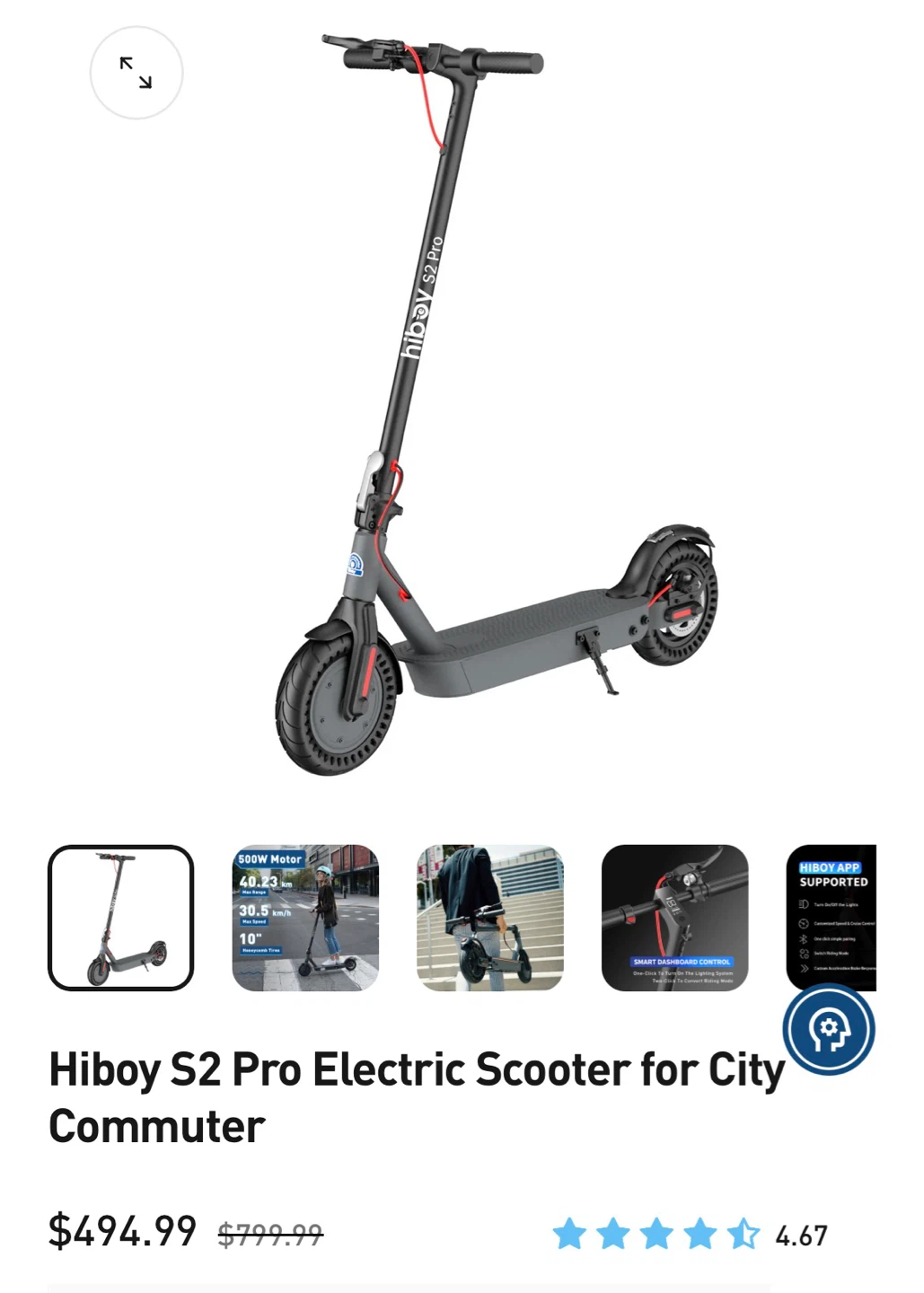 Hiboy S2 Pro Electric Scooter