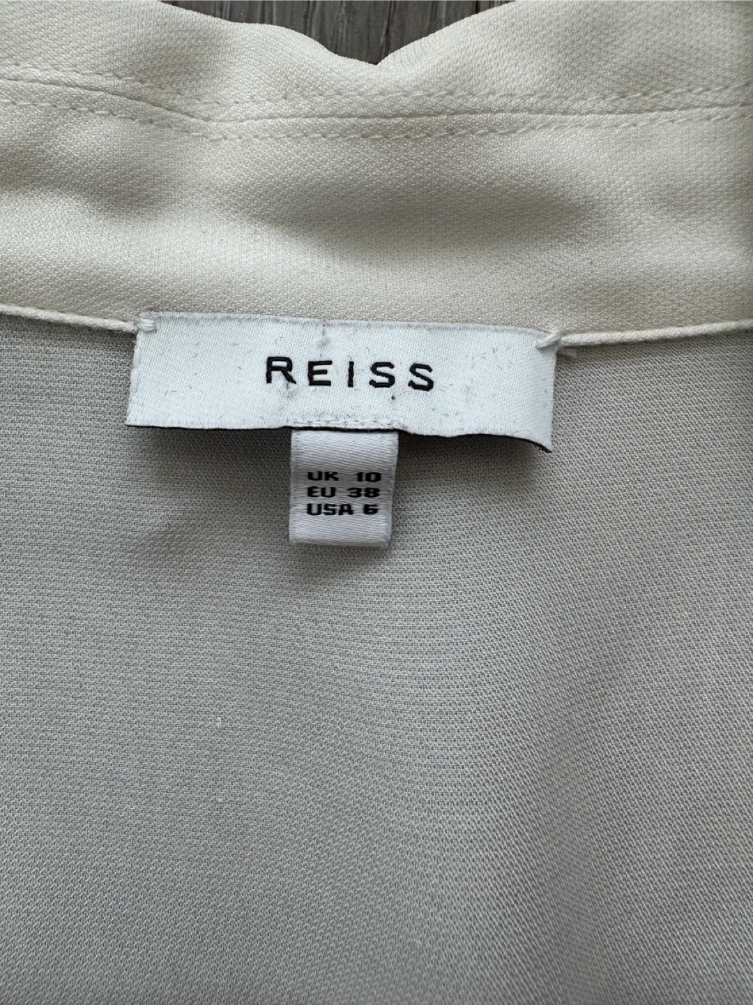 REISS White and Black Long Sleeve Bodysuit - photo 4